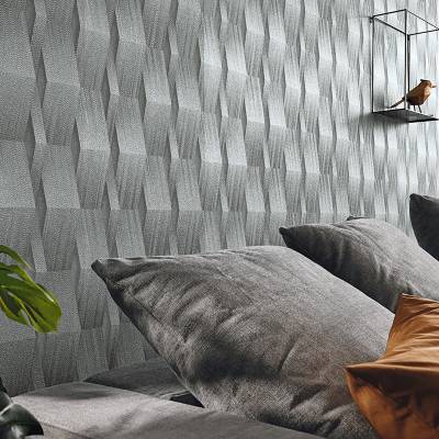Raumdetail 3D Tapete in grau von Guido Maria Kretschmer bei Heineking24